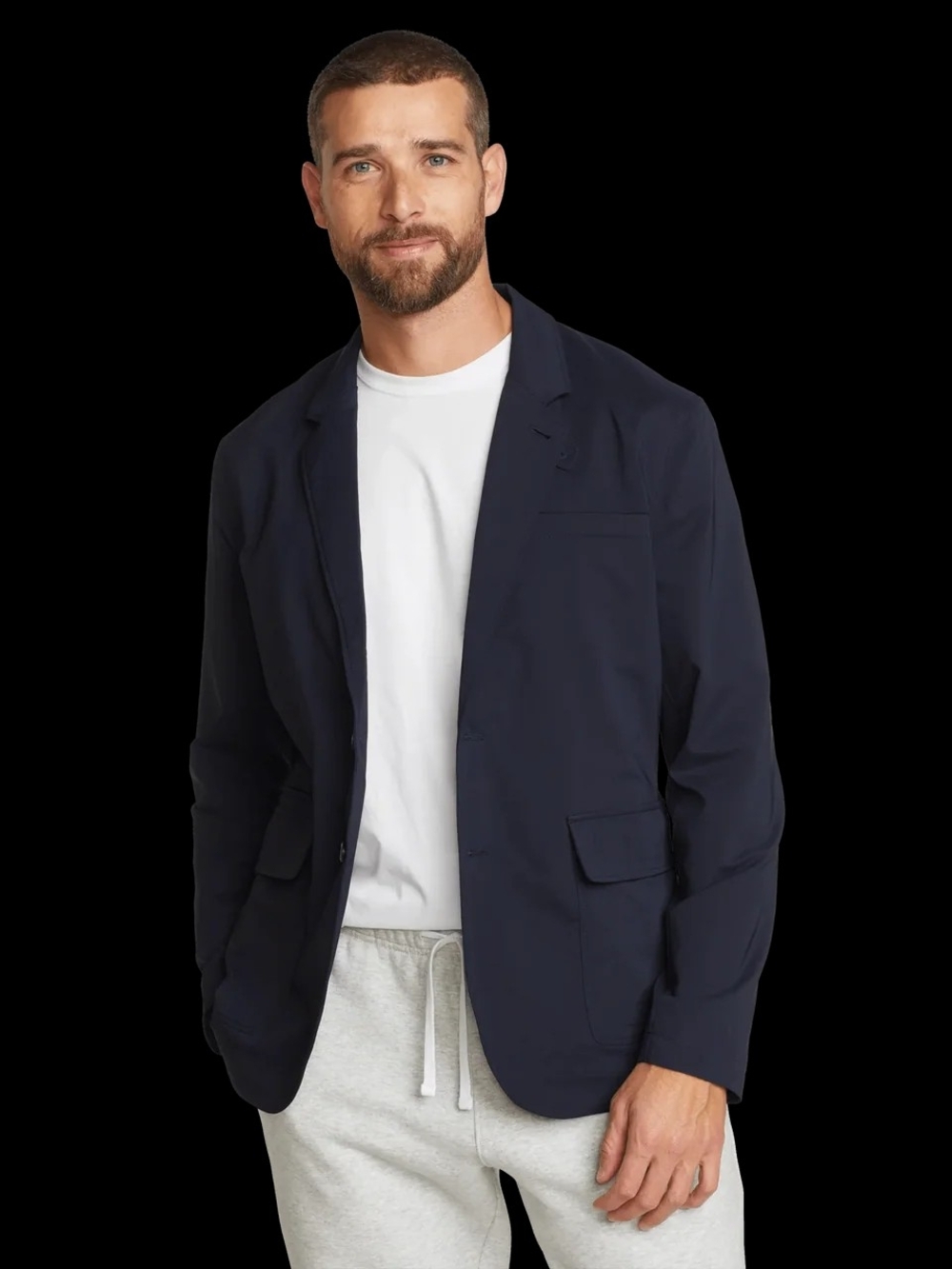 Eddie Bauer Navy Casual Blazer